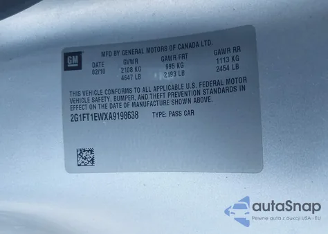 2010 Chevrolet Camaro 2Ss from USA, damaged, VIN 2G1FT1EWXA9198638